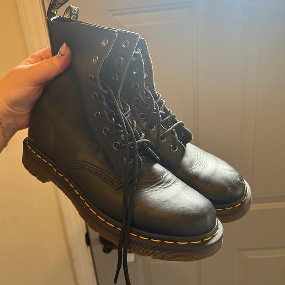 Women’s Black Dr. Martens Boots - Picture 3 of 3